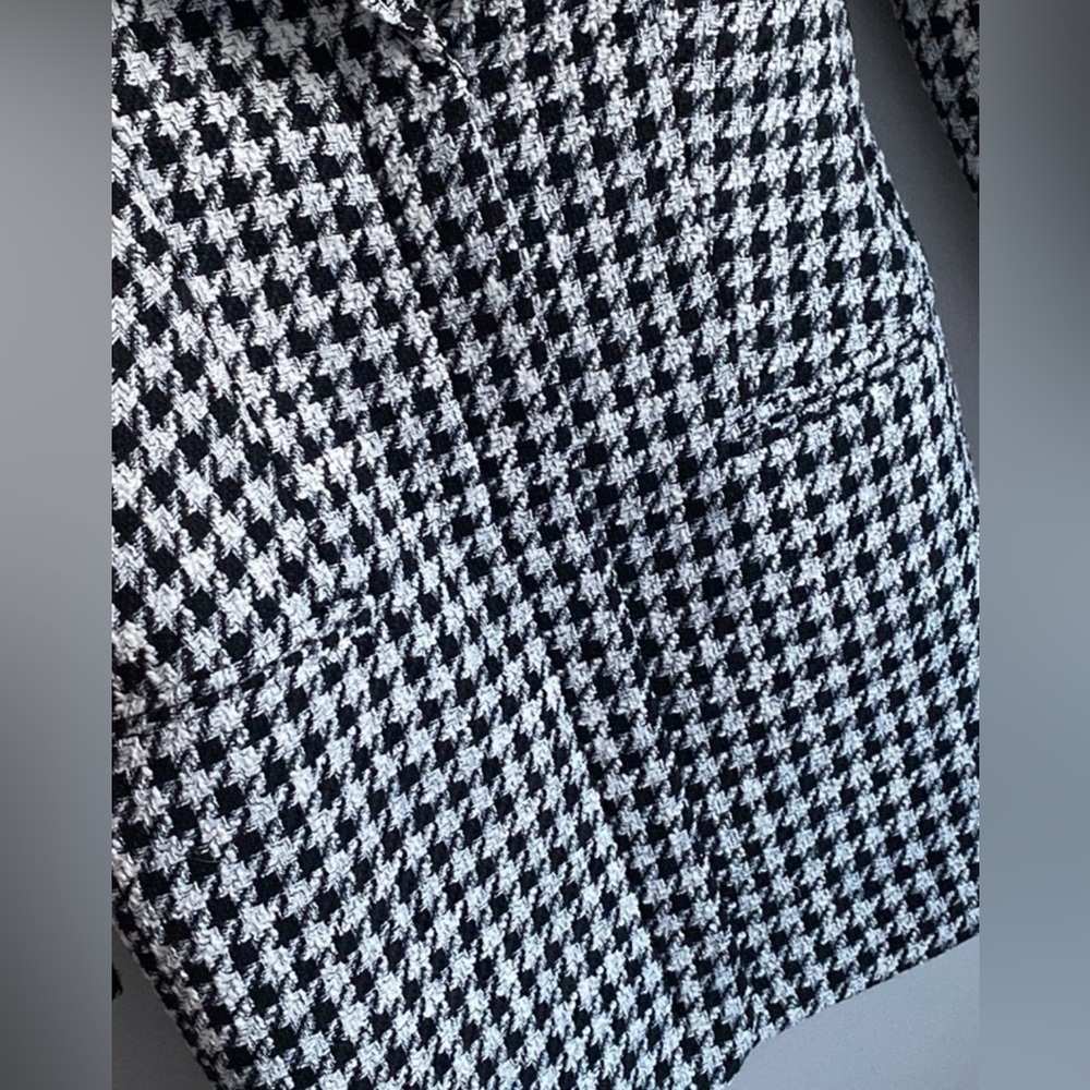 Zara Houndstooth Blazer Mini Dress size M NEW with tags - Picture 12 of 16